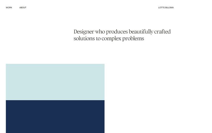 Lotte Bijlsma website preview