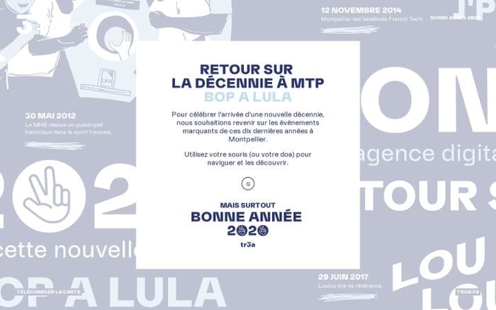 Retour sur la décennie à MTP — Bonne année 2020 website preview