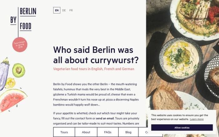 Berlinbyfood website preview