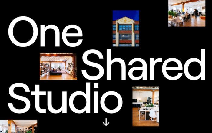 One shared studio website preview