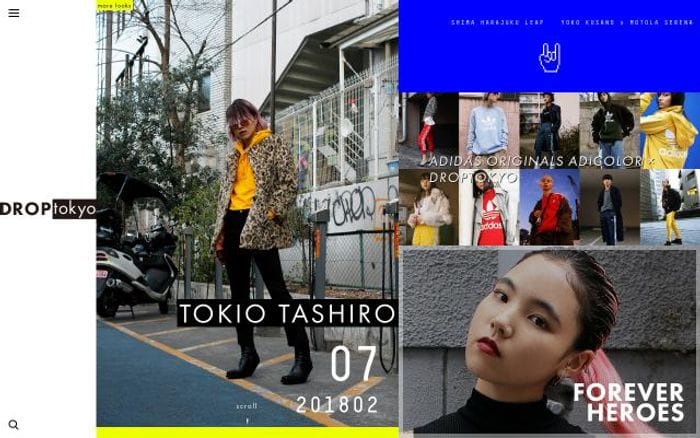 Droptokyo website preview