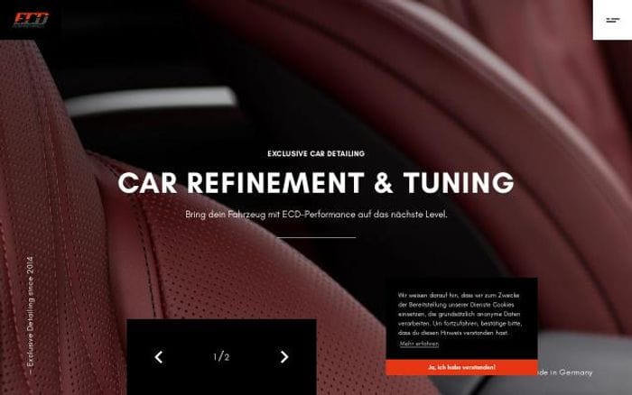 Ecd-performance website preview