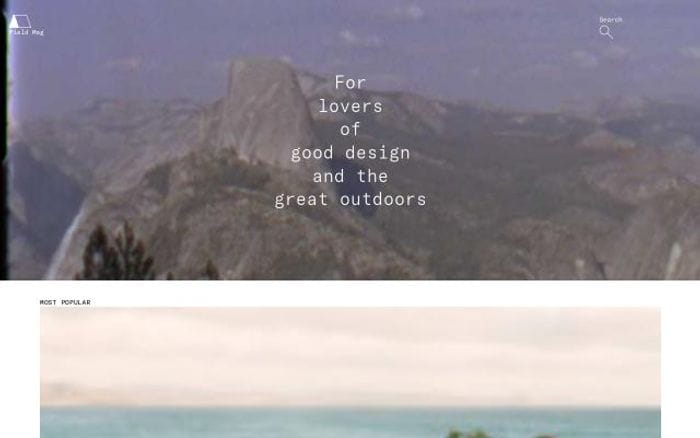 Fieldmag website preview