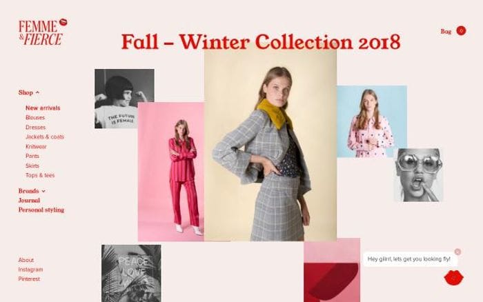 Femmeandfierce website preview