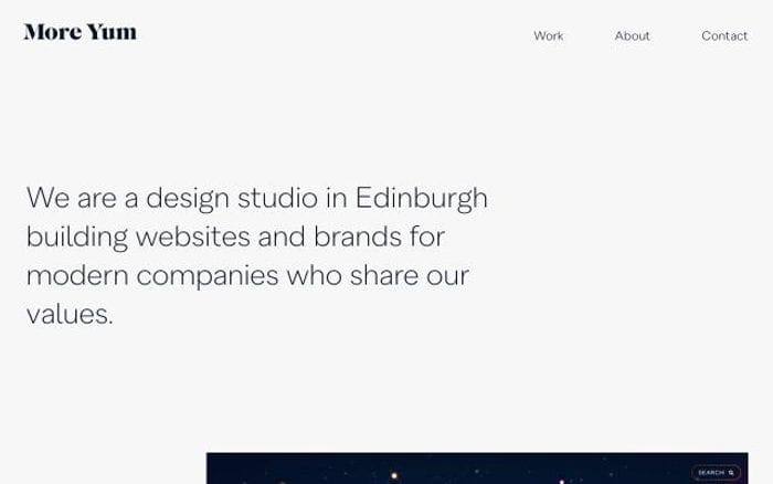 Moreyum website preview