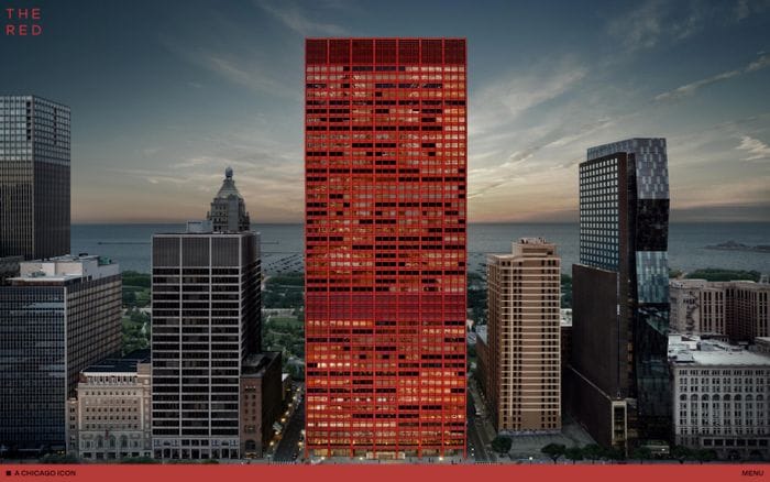 The Red website preview