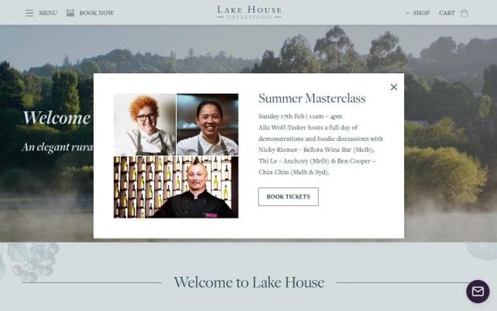 Lakehouse website preview