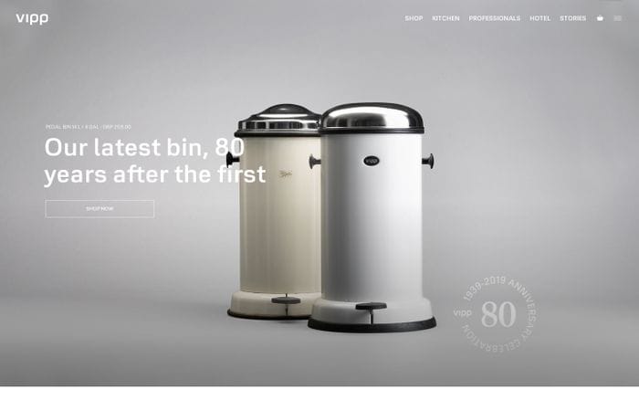Vipp website preview