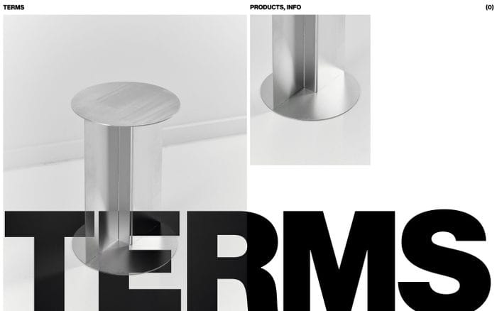 Terms website preview