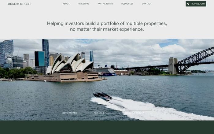 Wealth Street website preview