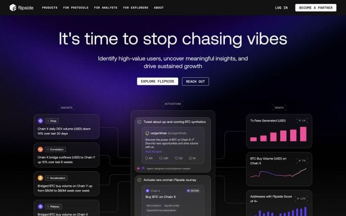 Flipside website preview