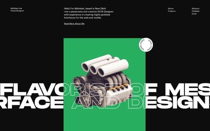 Abhishek Jha website preview