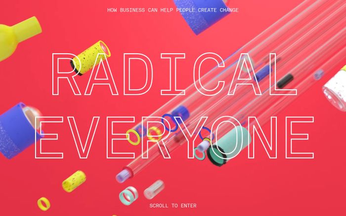 Radical everyone: How business can help people create change website preview