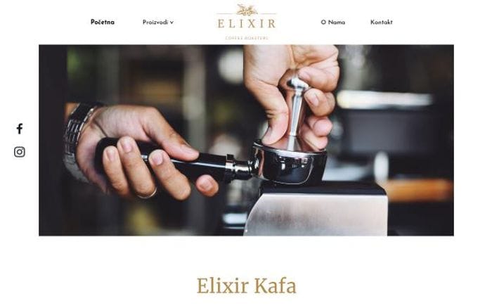 Elixir website preview