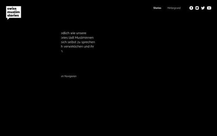 Swissmuslimstories website preview