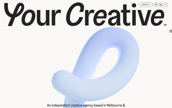 Your Creative website preview