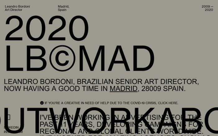 Leandro Bordoni website preview