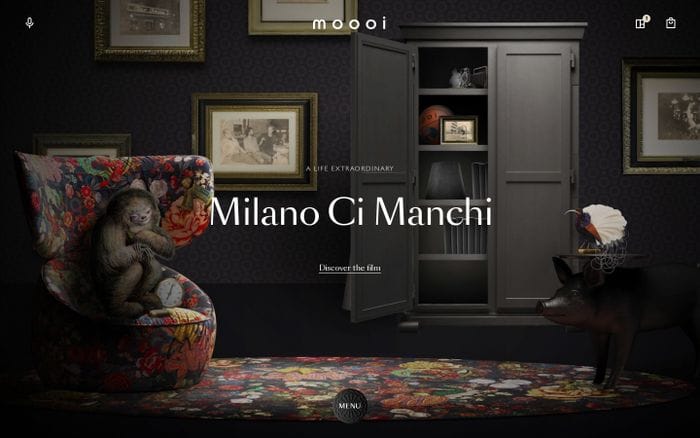 Moooi website preview