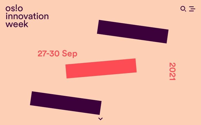 Oslo Innovation Week 2021 website preview