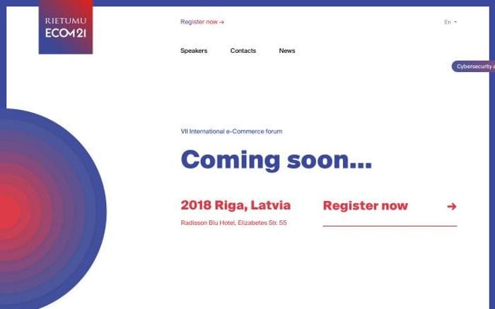 Ecom21 website preview