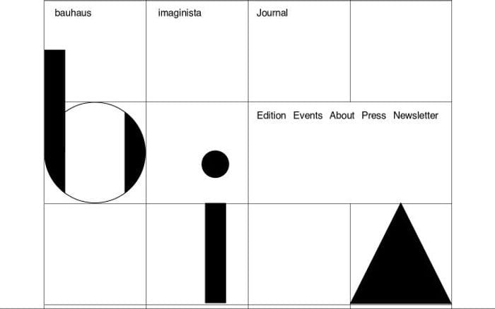 Bauhaus-imaginista website preview