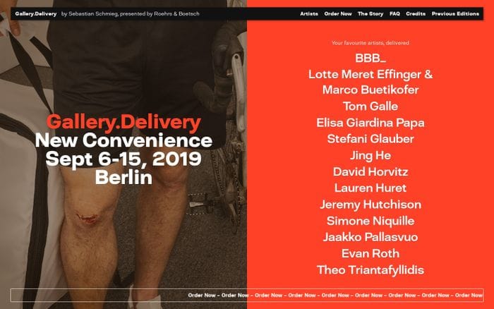Gallery.Delivery website preview