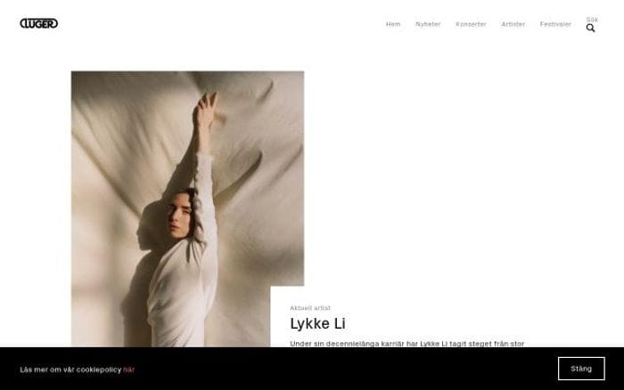 Luger website preview