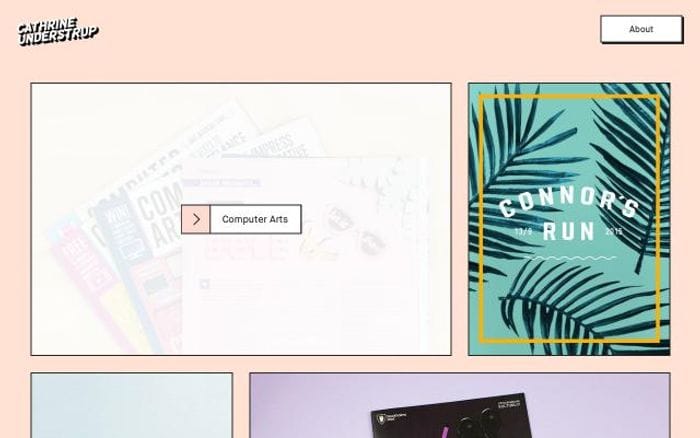 Cathrine website preview
