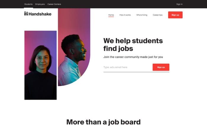  Handshake website preview