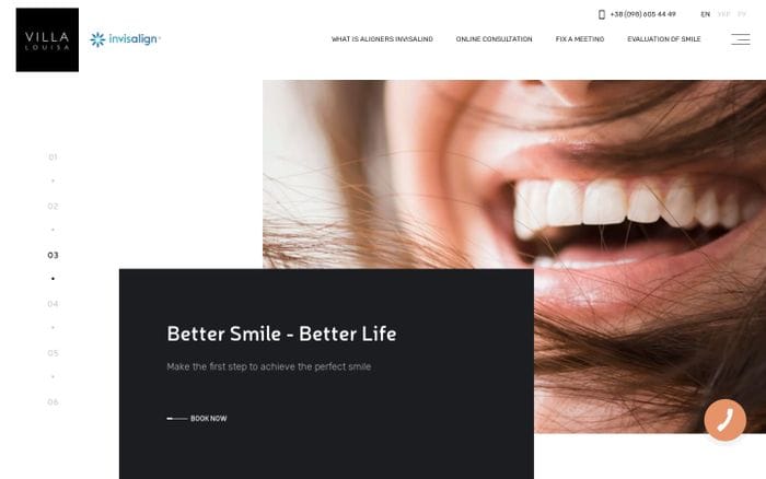 Елайнери Invisalign для вирівнювання зубів та виправлення прикусу website preview