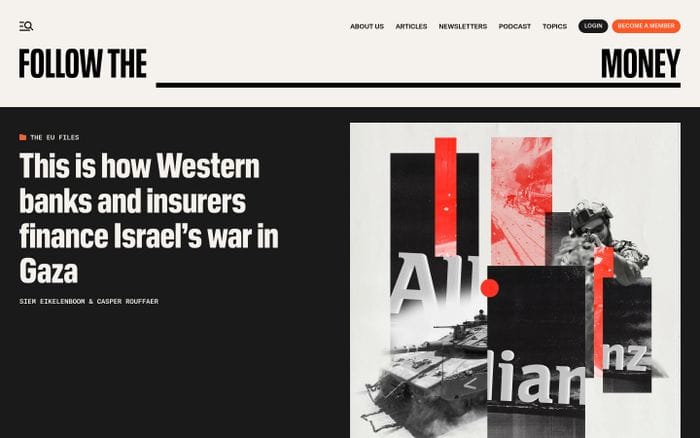 Follow the Money website preview