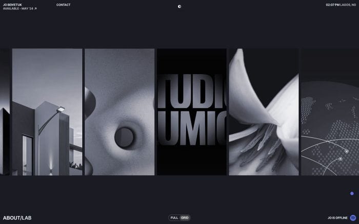 Josiah Etuk website preview