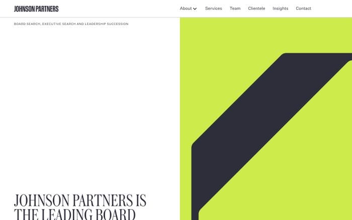 Johnson Partners website preview