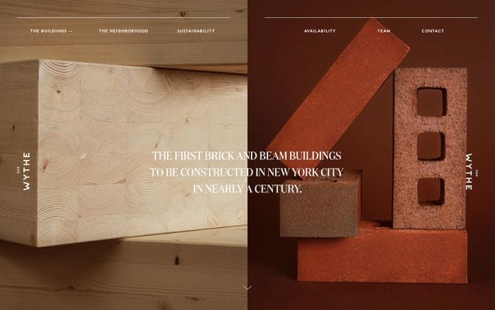 320 and 360 Wythe website preview