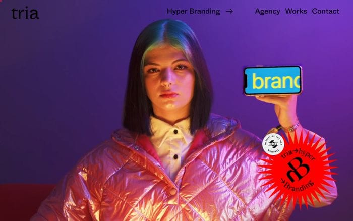 Hyper Tria website preview
