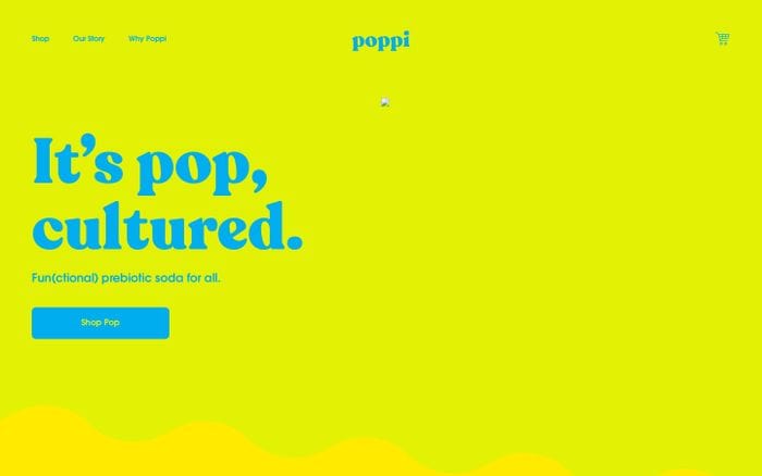 Poppi website preview
