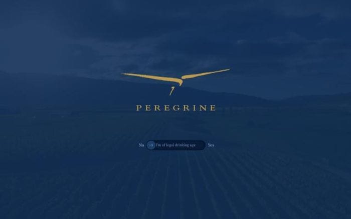 Peregrinewines website preview