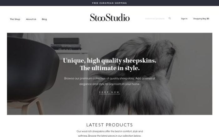 Stoostudio website preview