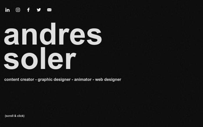 Andressoler website preview
