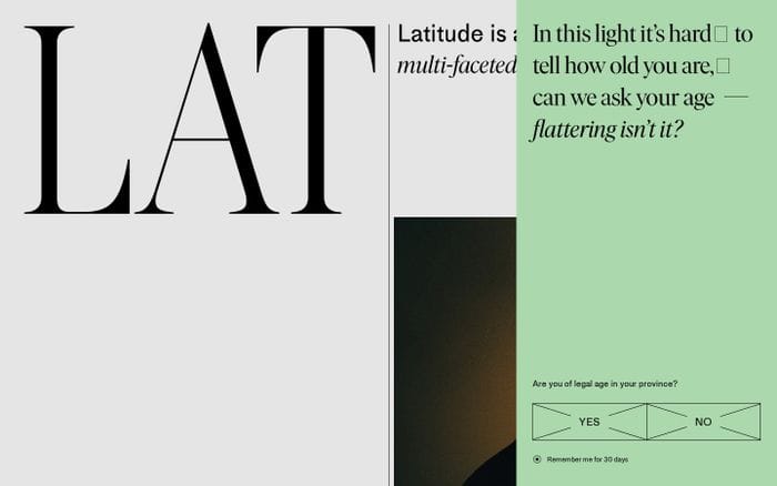 Latitude website preview