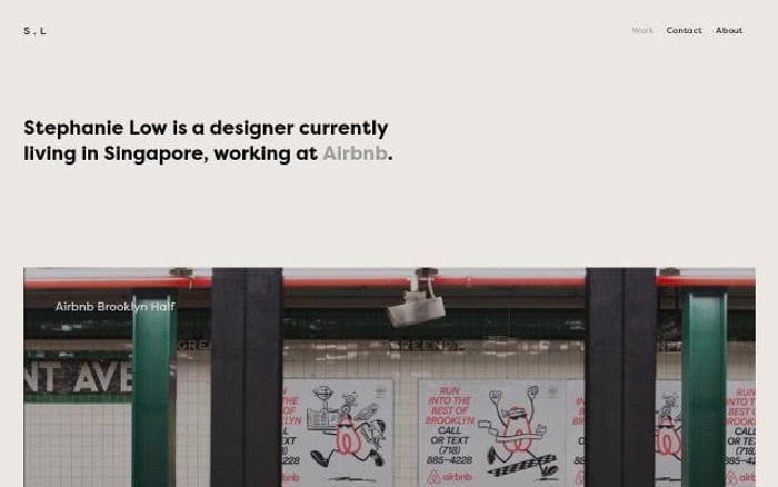 Stephanielow website preview