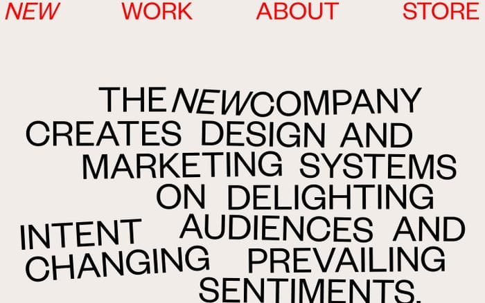 The new company website preview