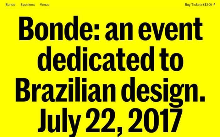 Bonde website preview