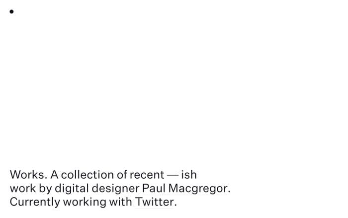 Paul Macgregor website preview