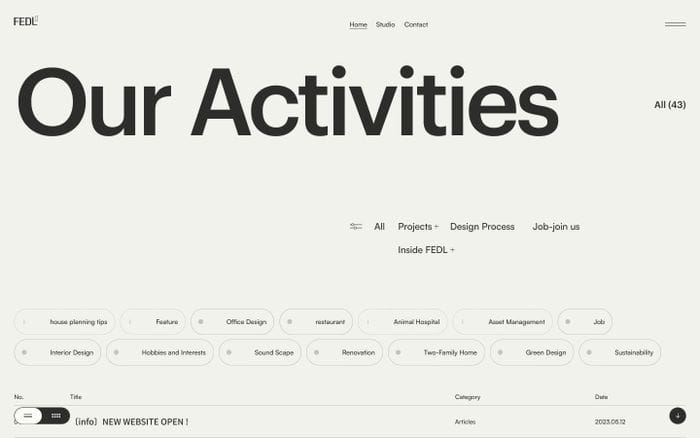 Fedl website preview