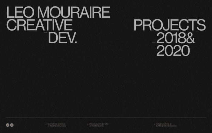Leo Mouraire website preview