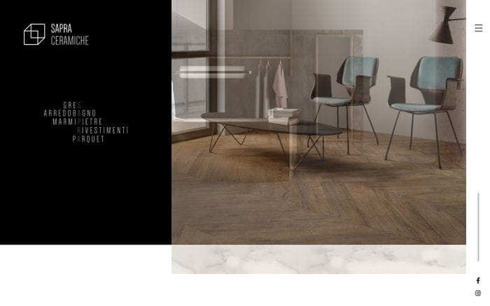 Sapra Ceramiche - Posa e vendita di ceramiche, legni e gres a Brescia website preview