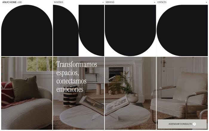 Anuc Home website preview