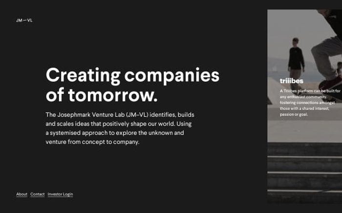 Josephmark website preview