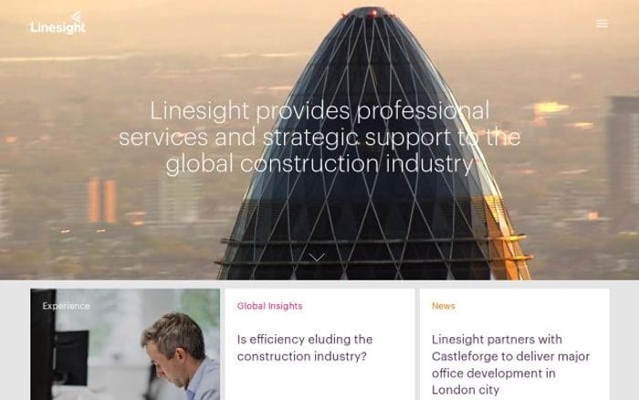 Linesight website preview